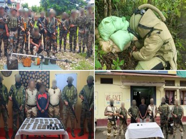 Indian Army's Spear Corps, Assam Rifles and Manipur Police nab 22 insurgents in coordinated raids